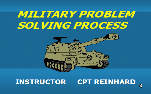 7 steps of problem solving army