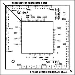 Figure C-13. Coordinate scale and protractor